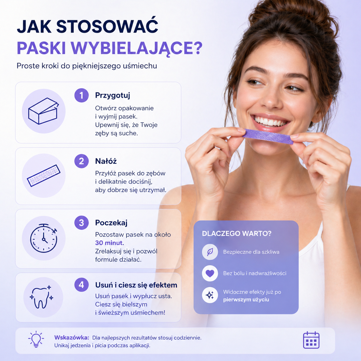 Paski wybielające Dentini Smile™